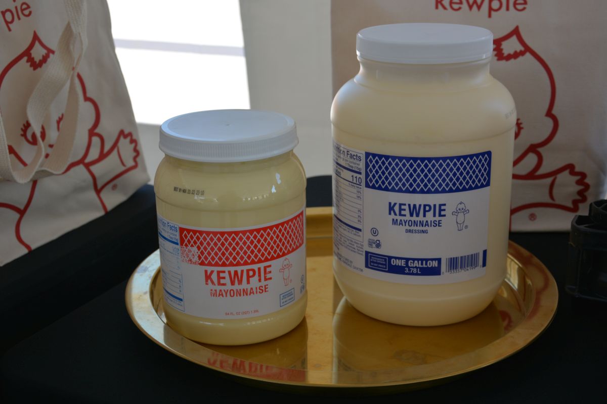 Kewpie food products at the groundbreaking ceremony for the new Q&B Foods, Kewpie, facility in Clarksville on Apr. 18, 2023. (Lee Erwin)