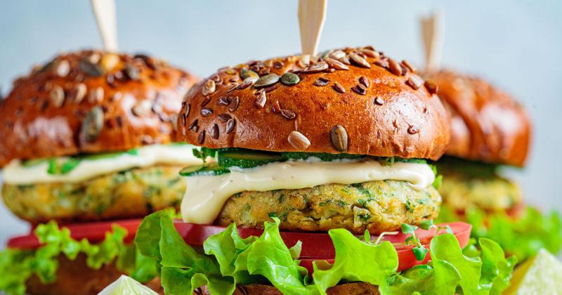 plant-based burgers